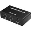 DigitalLife SynkMergeX-M2 MIDI Merger Box 2-In/1-Out, MIDI DIN 5 Pin | Hub MIDI Stand-Alone Professionale in Metallo, Plug & Play per Tastiere MIDI, Sintetizzatori e Setup Home Studio Avanzati