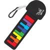 Generico Pianoforte Elettronico - Tastiera Silicone Pieghevole | Piano Roll Up Portatile | Strumento Musicale Per Viaggi, Scuola E Casa, Tastiera 88 Tasti Sensibili Al Tocco Per Principianti E Bambini