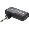Naroote Amplificatore per Cuffie per Chitarra, Amplificatore per Chitarra Portatile Mini Plug Amplificatore per Chitarra Amplificatore per Cuffie per Chitarra Elettrica Ricaricabile