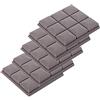 Osmond 5 Pezzi Serie 300X300X50Mm Acustica Wedge Studio Schiuma Insonorizzata Trattamento Di Assorbimento Pannello Piastrella Grigio