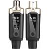 SPORTARC Trasmettitore e ricevitore wireless UHF e ricevitore trasmettitore wireless per chitarra, compatibile con microfono a condensatore e dinamico, 16 canali regolabili