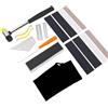 CHICIRIS Kit Strumenti per Liutaio, Completo da 17 Pezzi Accessori Riparazione Chitarra con Martello Gomma Tasti Acciaio for Liutai Professionisti, Scuole di Musica, Appassionati Fai da Te