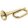Dickly Tromba Scouting Tromba Bugle Strumento Musicale Strumento Musicale Tromba Strumento di Supporto per Orchestra di Cavalleria Principianti Bambini, Oro