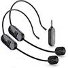 DAZZLEEX 2.4G 2 Canali Auricolare Senza Fili Mic Gamma 50M per Altoparlante Vocale Insegnamento Vocale Yoga 100HZ-15KHZ