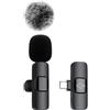 SAVAZ® Microfono Wireless a Clip - 1 Microfono con USB-C - Plug & Play per Android, Tablet, YouTube, TikTok, Podcast - Con Antivento