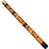 LJRRTYQ Flauto Di Bambù Flauto Di Bambù Shakuhachi 5 Fori Bambù Bianco Corto Xiao Strumento Musicale A Fiato Flauta(Black)