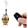 Yiduomile Macchina del fumo in metallo, mini macchina del fumo per fotografia, feste e creazione di atmosfera, generatore di nebbia durevole e portatile (splendente)
