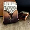 Generic Pollice 21 tasti Kalimba pollice con accessori Strumenti musicali in legno per principianti Tuning Hammer All-in-One Set