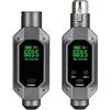 Sportarc Trasmettitore Wireless Xlr e Ricevitore Xlr, Microfono senza fili Audio trasmettitore Ricevitore Microfono dinamico Altoparlante Mixer audio