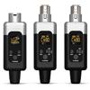 SPORTARC Microfono, trasmettitore e ricevitore wireless, trasmettitore microfonico 48 V, adattatore ricevitore per microfono dinamico, mixer audio, da cablato a wireless