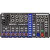 Zoom LiveTrak L6 - Mixer/registratore digitale, alimentato a batteria, galleggiante a 32 bit, 10 canali, 2 ingressi combo + 4 stereo, MIDI, effetti, pad audio, equalizzatore a 3 bande, interfaccia