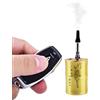 Yiduomile Mini macchina del fumo per scene fotografiche, dispositivo portatile effetto nebbia in metallo con telecomando, perfetta per magia, cosplay ed effetti speciali (oro 2 metallo)