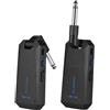 FUNFANG Sistema per chitarra, AM-5G Wireless 5.8G Sistema per chitarra ricaricabile Trasmettitore e ricevitore audio banda ISM per basso elettrico Amplificatore Accessori