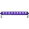 Ibiza - LED-UVBAR - Barra ad effetto UV con 9 LED da 3 W ciascuno, luce nera - Nero