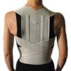 Vetrina del Benessere RADDRIZZASCHIENA STECCATO -Grigio, XL (98-108 cm.)- Correttore Posturale per Uomo e Donna, Fascia Posturale Spalle e Schiena, Busto Postura Anti Cifosi, Raddrizza Spalle - UNISEX