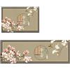 HAHII Tappeto da bagno con terra di diatomacea, super assorbente, ad asciugatura rapida, antiscivolo, con fango di diatomite, per bagno, ufficio, cucina, sala da pranzo, corridoio, 50 x 80 cm