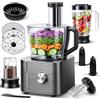 TopStrong Robot da Cucina Multifunzione e Frullatore, 1100W, 11 in 1 Food Processor, (Gancio per impastare, Frullatore, Spremiagrumi e macinacaffè) Capacità 3.2L