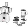 Moulinex FP2461 Easy Force Robot da Cucina Multifunzione All-in-One, 2.4 Litri, 700 W, 6 Accessori per 25 Funzioni, Robot Frullatore e Tritatutto