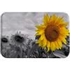 A.Monamour Tappetino per Il Bagno Antiscivolo Assorbente Morbido Girasole Luminoso In Un Campo Di Girasoli Grigi Lavabile Tappeto Tappetini Doccia Passatoia da Cucina Zerbino Tappeti Cameretta 40x60cm