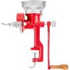 Victoria Mulino Grano Manuale Macinino Cereali in Ghisa per Macinare Caffè, Mais, Avena, Spessore di Macinatura Regolabile, Tramoggia Bassa, Grain Grinder con Morsetto da Tavolo, Rosso