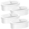 VILLAPOOL 4 filtri dell'acqua di ricambio compatibili con Waterdrop WD-PF-01A Plus, tutti i sistemi di filtrazione del serbatoio Waterdrop, NSF, riduce impurità, cloro e metalli