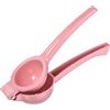 QUARKZMAN Manuale Mano Spremiagrumi Lega di alluminio Lemon Arancione Limone Succo Adatto per Limone Anguria Arancia Melograno Cetriolo - Rosa