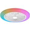 PHILIPS Ventilatore LED RGB DC 20W 40W diametro 50 cm PHILIPS AMIRGBIC50 flat