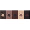 vidaXL Tappeto da Cucina Stelle rosse 300 x 60 cm 100% Poliammide