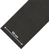 Olivo Tappeti OLIVO.shop Tappeto Cucina Antiscivolo PVC 55x250 cm ROTOLO COMFORT | Tappetino a Rotolo per Cucina, Lavello, Corsia, Cassetti, Piano Cottura, Scarpiere, Bordo Piscina, Lavabile, NERO