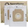 ReleMat SpareHome® 10 sacchetti alta filtrazione sostitutivi per aspirapolvere Hoover Brave, Freespace, Capture, Flash, Greenray e Sprint
