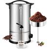 Umisu Percolatore per Caffè 12L con Filtro in Acciaio Inox, Macchina da Caffè Professionale da 100 Tazze, Funzione Mantieni Caldo, Ideale per Eventi, Catering, Tè e Cioccolata