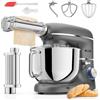 Fentic Impastatrice Planetaria 2000W con Tirapasta, Ciotola 6,2L, Antracite | Impastatrice Planetaria con Tirapasta