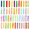 Gwhole 50 Pezzi Ghirlanda Hawaiana Collana Tropicale Ghirlande Hawaii Hula Multicolori Fiori Ghirlande Festa per Single per Vacanze Matrimoni Spiagge Decorazioni di Compleanno