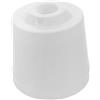 DONFAMDS 2 Pezzi Coppa di Ricambio per Ventilatore da Soffitto | Design Compatto e Robusto, Apertura 23mm, PVC Bianco, Copertura Estetica per Ricambio