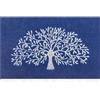 AOAOPQ Zerbino anteriore per interni esterni, antracite, rosso, resistente, non slip, Entrance Rug Shoes Scraper Door Mat Washable Barrier Door Mat Blue
