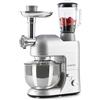 Klarstein Planetaria Professionale, Impastatrice Planetaria 5 Litri, Impastatrice Professionale 1800W per Pizza Dolci e Pane a 6 Velocità, Tritacarne con Frullatore 1.5L con Gancio e Frusta