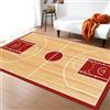 Generic Stampa 3D Di Tappeti Per Ufficio Campo Da Basket 100 X 200 Cm - Moquette Antiscivolo Per Porta Interna - Morbido Al Tatto - Fibra Di Poliestere - Facile Da Pulire - Adatto Per Camera Da L -15808635897