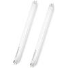 Generico T8 15W Tubi Fluorescenti 2 Pezzi, 450mm, Bianco Freddo 6500K, Attacco G13, Luce a Basso Consumo Energetico, Luce Di Emergenza a Risparmio Energetico, Adatta per Cucina, Bagno, Armadio
