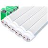 Showlite Tubo LED T8W24K45F-1500 1500mm Set da 4 (Bianco Luce Diurna 4500K) | Senza luce IR e UV, Lunghezza: 1500mm, Diametro: 26mm, 144 LED, Attacco: G13/T8, Luminosità: 2300 Lumen, Potenza: 24W