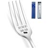 HSSPIRITZ Joey Don't Share Food - Forchetta in acciaio inox con incisione, forchetta da dessert con scritta Best Friends, regalo per donne, uomini, bambini, sorelle, genitori, compleanno, Natale