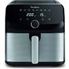 Moulinex Easy Fry Mega, Friggitrice ad Aria, Capacità Extra-Large 7.5 L, Fino a 8 Persone, 8 Programmi Preimpostati, Dimensioni Compatte, App con Ricette, Lavabile in Lavastoviglie, EZ855D