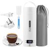 Vegena Bollitore Da Viaggio, 500ml Bollitore Elettrico Portatile, Bollitore Elettrico Da Viaggio, Mini Elettrica Portatile Da Viaggio in Acciaio Inox 316, Bollitore Elettrico Portatile, per Tè, Caffè, Latte