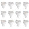 Lighxprenial Lampadina LED MR16 GU5.3, 9 W, 12 V, obiettivo 38° (spot), 4000 K, bianco naturale, per illuminazione di binari e paesaggi, confezione da 12