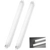 generico T8 Tubi Fluorescenti Da 450mm 15W, T8 Bianco Freddo 6500K, Attacco G13, Luce a Basso Consumo Energetico, Luce Di Emergenza a Risparmio Energetico, per Cucina, Bagno, Armadio, Garage, 2 Pezzi