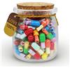 Prounion Capsule Lettere Messaggio in Una Bottiglia di Vetro-50PCS, Capsule Lettres Message per Fidanzato Fidanzata, Capsula Pillole Messaggi per Anniversario Compleanno San Valentino