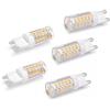 Kovalmax® 5 lampadine g9 lampadina led 4.8 w = 60 w luce calda per lampadario applique