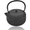 Discountershop Teiera in ghisa con colino in acciaio inox - Tetsubin teiera - Teiera in ghisa 1L - Teiera con filtro - Teiera giapponese per tè sfuso
