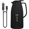 GOMETY Bollitore elettrico per auto, 1,2 l, 2/24 Volt, bollitore elettrico senza BPA, con base a 360°, bollitore da viaggio per auto per acqua calda, caffè, caffè, camion, auto, viaggio, campeggio