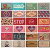 LOVETRENDS Zerbino in fibra di cocco, altamente assorbente, 70 x 40 cm, decorativo, rosa, con retro in PVC (Live Laugh Love - Dark)