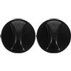 COOLHIYA Manopola Regolatore Ventilatore Elettrico 2 Pezzi ABS Nero | Funzione Timer, Montaggio, Sostituzione Affidabile, Uso Domestico per Ventilatori Elettrici